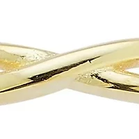 Sterling Silver Infinity Twist Band Ring