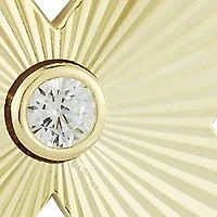 Sterling Silver Bezel CZ Butterfly Pendant Necklace