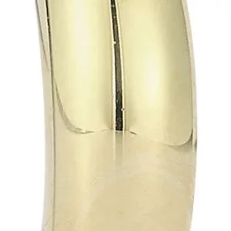 Sterling Silver Graduated C Hoop Earrings