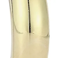 Sterling Silver Graduated C Hoop Earrings