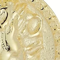 Sterling Silver 3D Lion Head Medallion Necklace