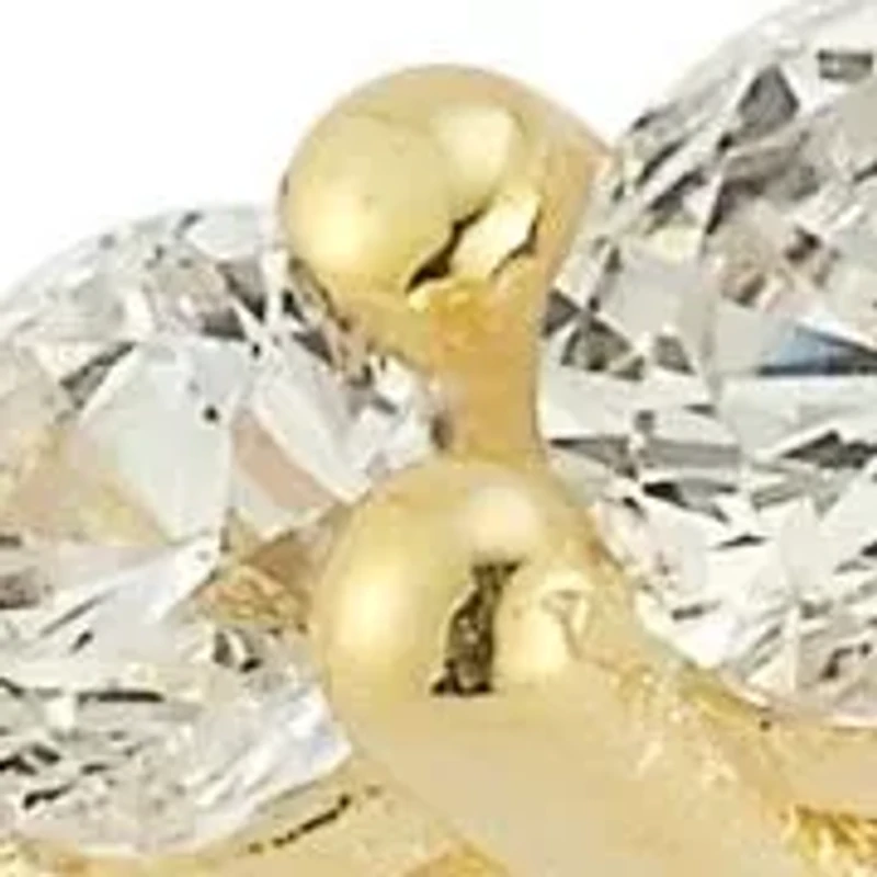 Sterling Silver Graduated CZ Band Ring