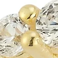 Sterling Silver Graduated CZ Band Ring