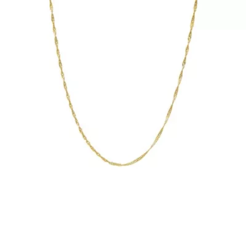 Baby Twisted Rope Chain Necklace