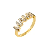 Pave Mama Ring