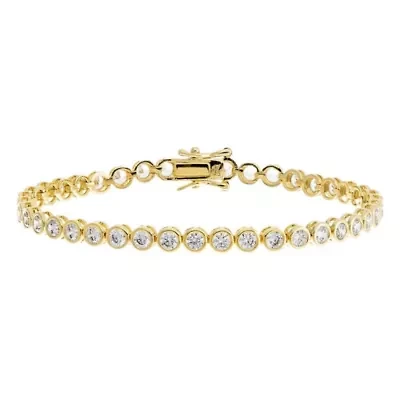 Bezel Tennis Bracelet