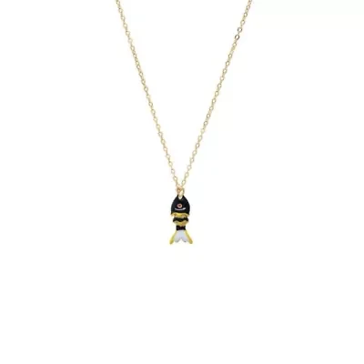 Colored Mini Fish Pendant Necklace