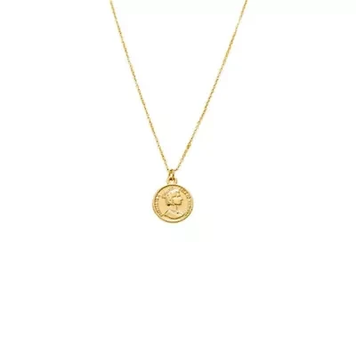 Lira Coin Pendant Necklace