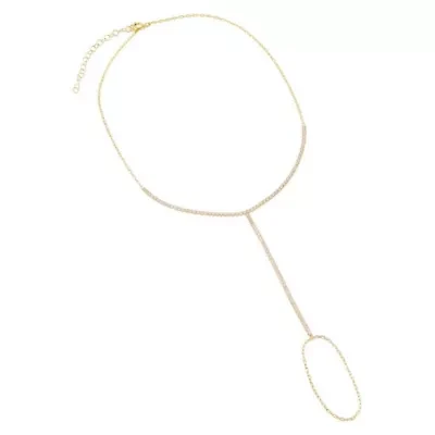 Tennis Hand Chain Bracelet