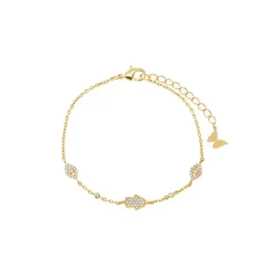 Hamsa & Evil Eye Charm Bracelet