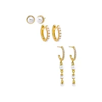 Pearls & More Earring Combo Set