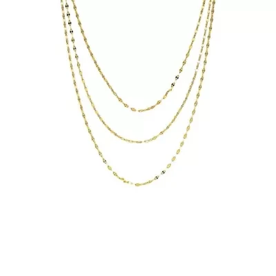 Shiny Baby Mariner Chain Necklace Combo Set
