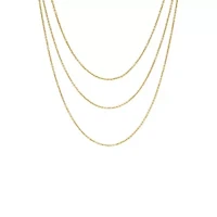 Dainty Cable Chain Necklace Combo Set