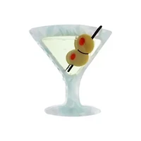 Dirty Martini Hair Claw Clip