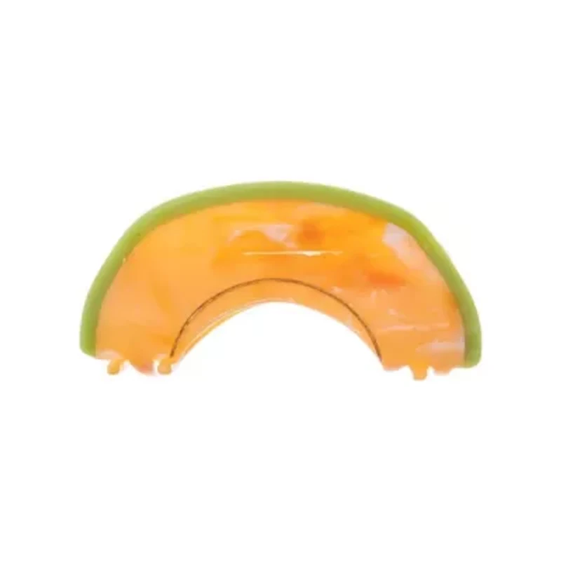 Cantaloupe Slice Hair Claw Clip