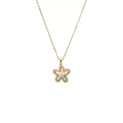 Mother of Pearl Starfish necklace