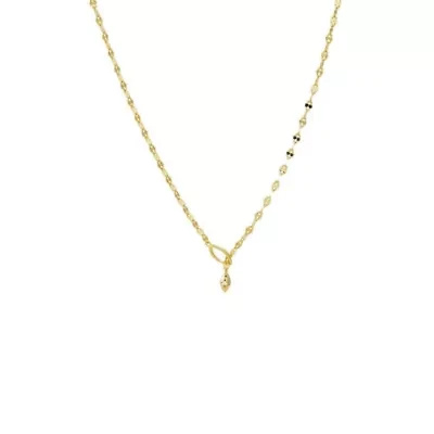 Mariner Chain Drop Lariat Necklace
