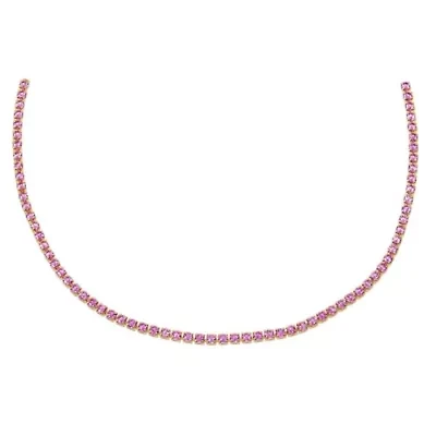 Colored CZ All Around Tennis Choker