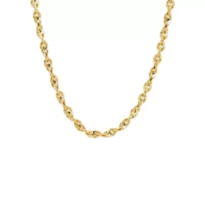 Solid Thick Link Chain Necklace