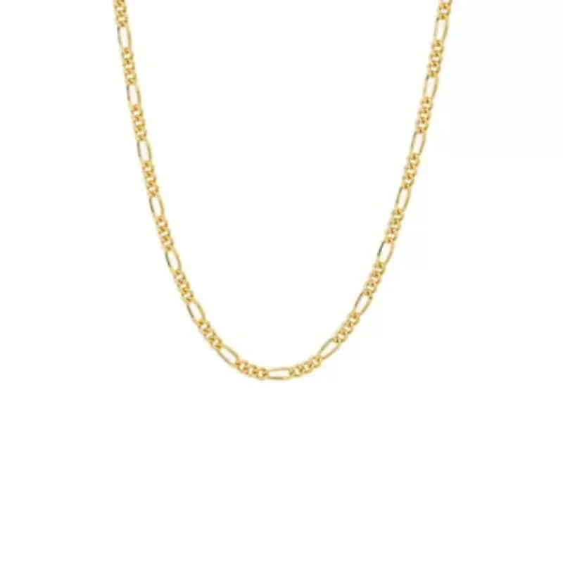 Solid Figaro Chain Necklace