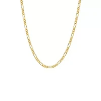 Solid Figaro Chain Necklace