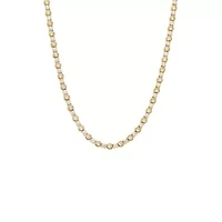 CZ Bezel Multi Shape Tennis Necklace