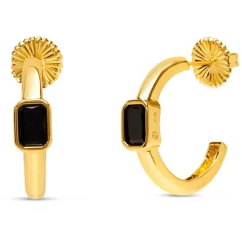 Martha Stewart Gold Hoop Earrings