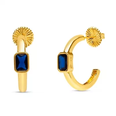 Martha Stewart Gold Hoop Earrings