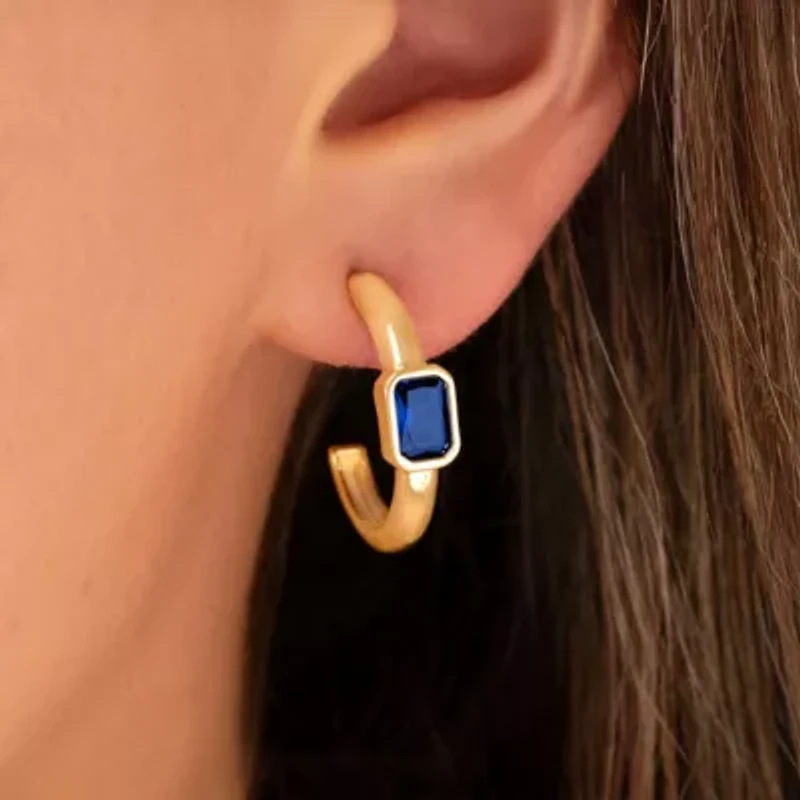 Martha Stewart Gold Hoop Earrings
