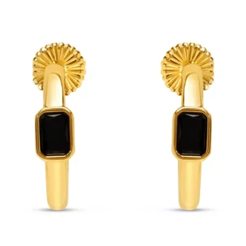 Martha Stewart Gold Hoop Earrings