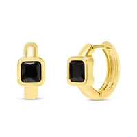 Martha Stewart Gold Huggie Hoop Earrings