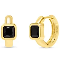 Martha Stewart Gold Huggie Hoop Earrings