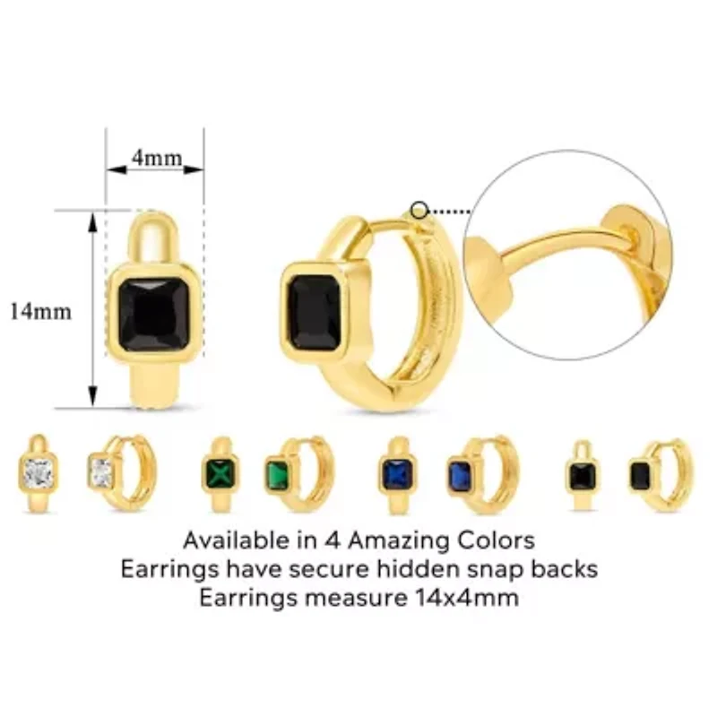 Martha Stewart Gold Huggie Hoop Earrings