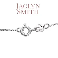 Lab Created Jaclyn Smith 1 Carat Moissanite Solitaire Necklace Yellow Gold With Free Chain