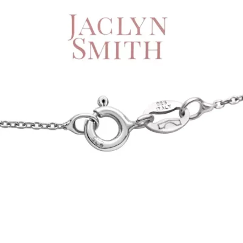 Lab Created Jaclyn Smith 2 Carat Moissanite Solitaire Necklace White Gold With Free Chain