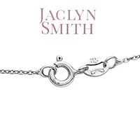 Lab Created Jaclyn Smith 2 Carat Moissanite Solitaire Necklace White Gold With Free Chain
