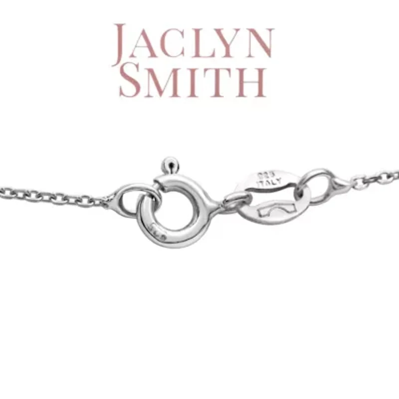 Lab Created Jaclyn Smith 1/ Carat Moissanite Solitaire Necklace Gold With Free Chain