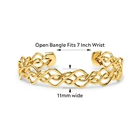 Domenica Gold Cuff Bracelet