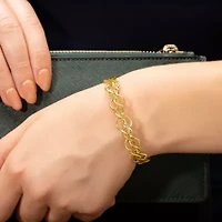 Domenica Gold Cuff Bracelet