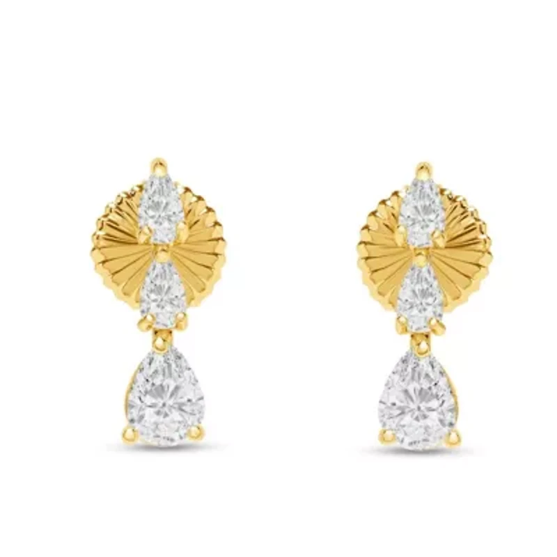 Livia Gold Drop Earrings