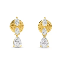 Livia Gold Drop Earrings