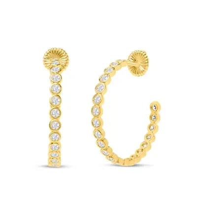 Paloma Gold Hoop Earrings