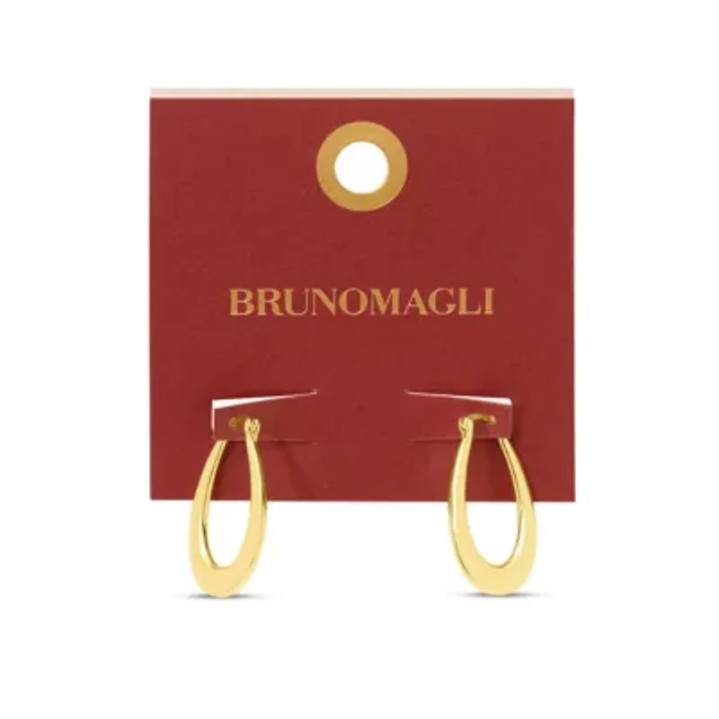 Perla Gold Hoop Earrings