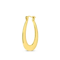 Perla Gold Hoop Earrings