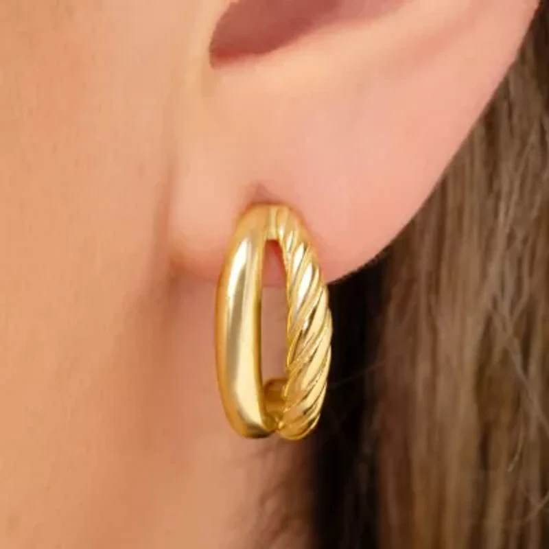 Azzurra Gold Hoop Earrings