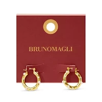 Elisabetta Gold Hoop Earrings