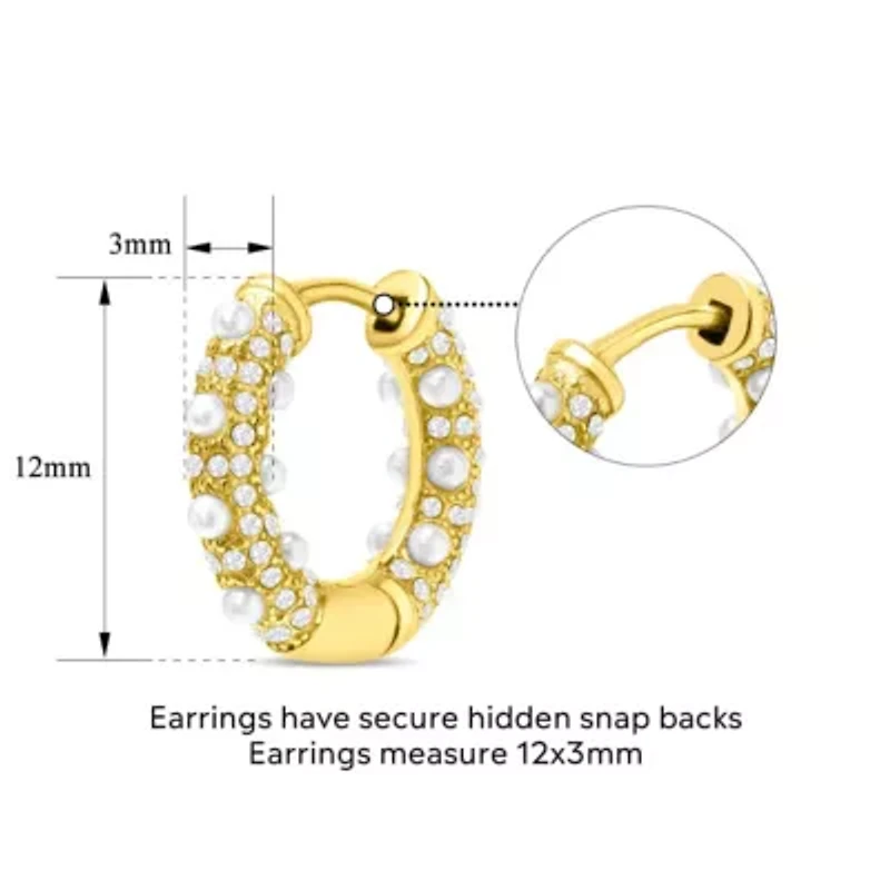Caterina Gold Hoop Earrings
