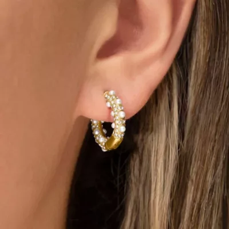 Caterina Gold Hoop Earrings