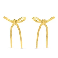 Sofia Gold Bow Earrings