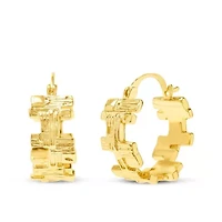 Angelica Gold Hoop Earrings